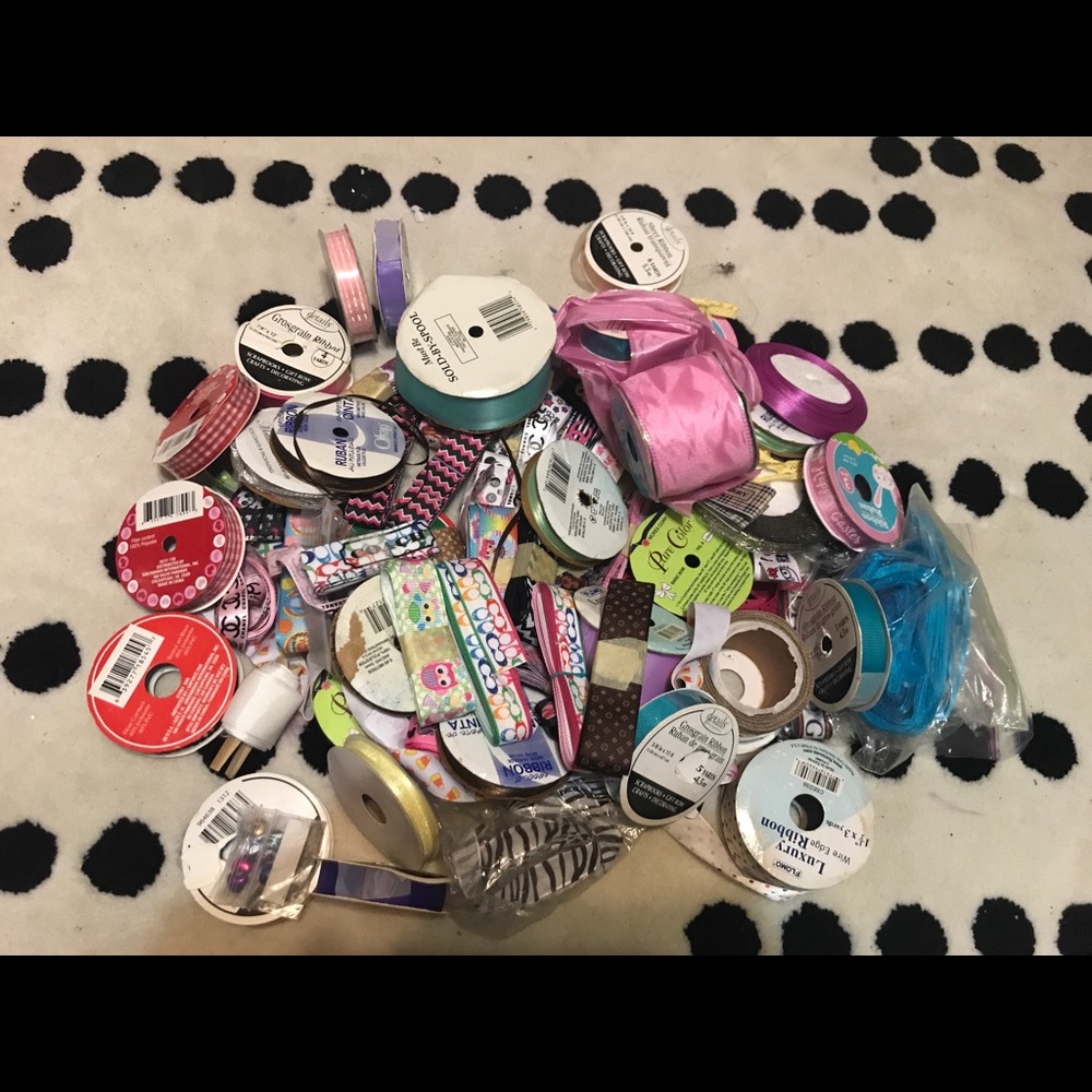 Large lot of ribbon
